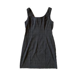 Vintage Plaid Mini Dress